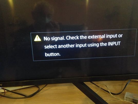 no signal na monitoru