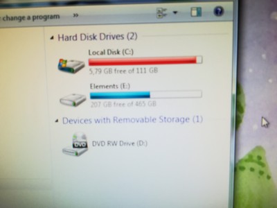 Čišćenje laptopa pun disk