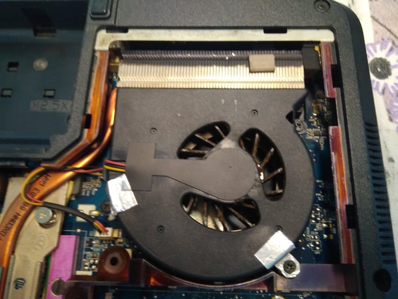 Čišćenje laptopa ventilator