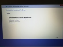 instalacija Windowsa 10 pocetak
