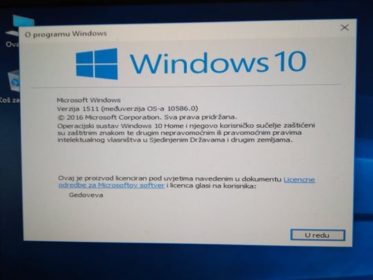 operativni sistem Windows 10