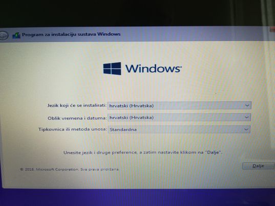 Kako instalirati Windows 10
