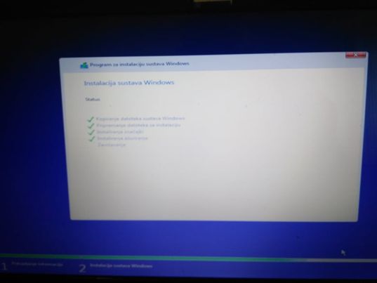 podizanje sistema na laptopu