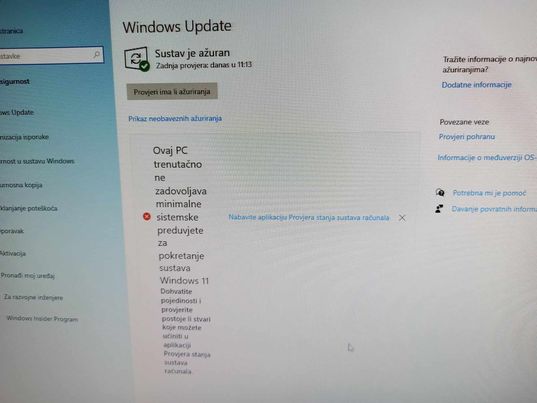 Nije dobar za Windows 11