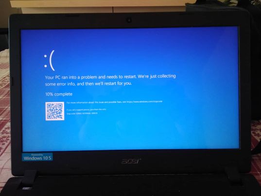 plavi ekran windows 10