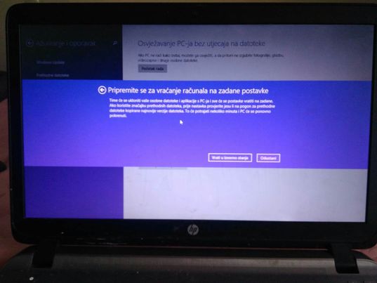 Kako vratiti Windows 10 na tvorničke postavke