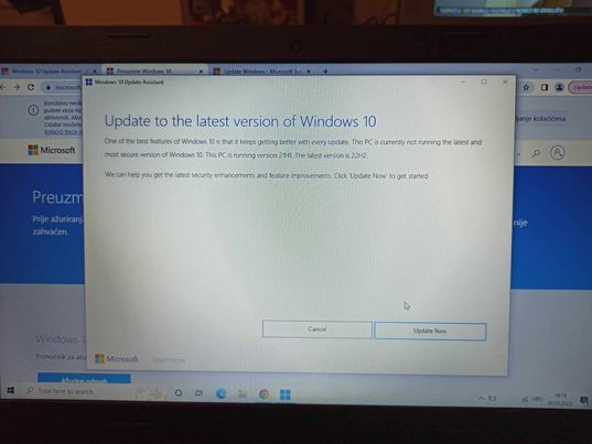 pomoćnik za ažuriranje sustava windows 10