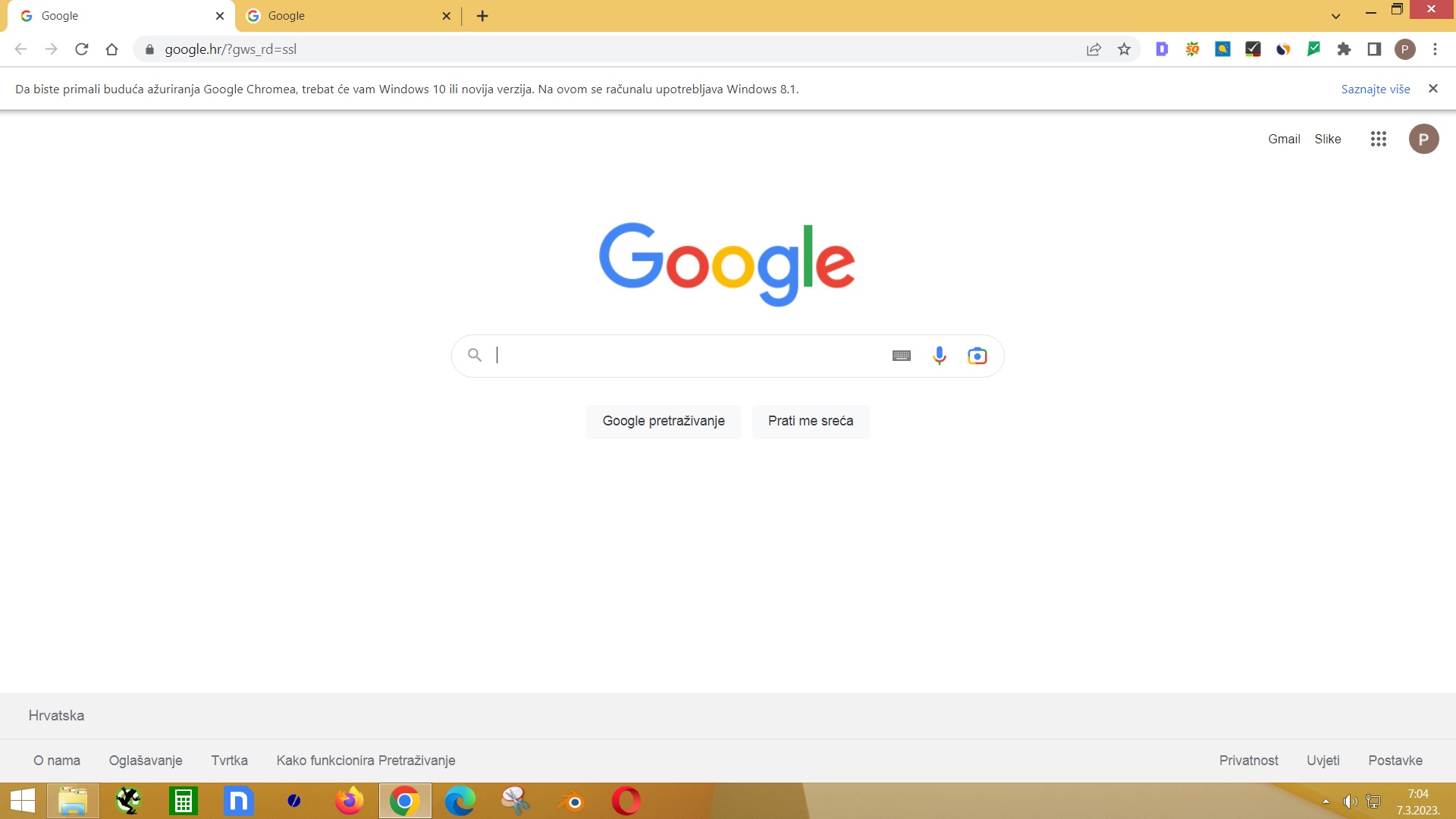 Update na Windows 10
